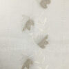COPPIA TENDE ARIANNA CON RICAMO AJOUR E FOGLIE BEIGE - immagine 3
