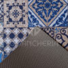 TAPPETO GOMMATO MAIOLICA AZZURRO - immagine 3