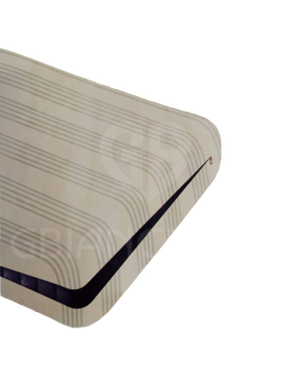 COPRIMATERASSO CON ZIP IN COTONE RIGATO