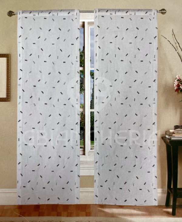 TENDE ISABEL RICAMO GRIGIO MISURA 45x240