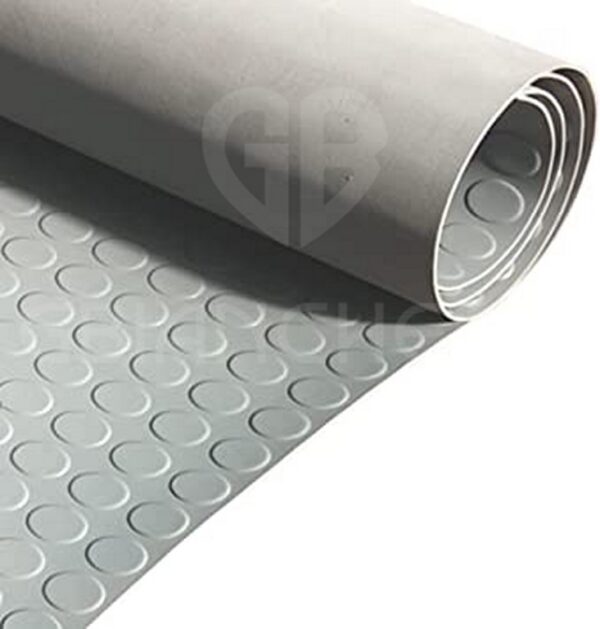 PAVIMENTO TAPPETO BOLLATO PVC GRIGIO