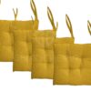 CUSCINI SEDIE TINTA UNITA GIALLO - immagine 2