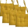 CUSCINI SEDIE TINTA UNITA GIALLO - immagine 3