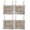 CUSCINI SEDIE VICHY BEIGE - immagine 2