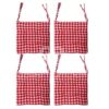 CUSCINI SEDIE VICHY ROSSO - immagine 2