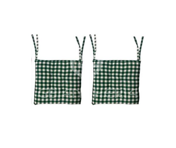 CUSCINI SEDIE VICHY VERDE