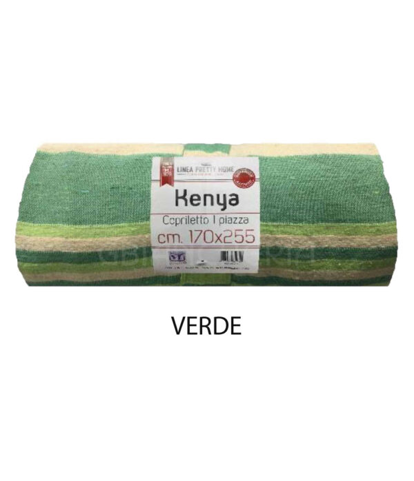 COPRILETTO TELO ARREDO KENYA VERDE