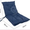 CUSCINI SEDIE CON SCHIENALE BLU - immagine 2