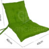CUSCINI SEDIE CON SCHIENALE VERDE - immagine 2