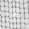 TENDA ANTIMOSCHE A PERLINE IN STOFFA BIANCO - immagine 2