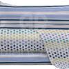 COMPLETO LETTO STAMPATO MALINDI BLU - immagine 2