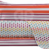 COMPLETO LETTO STAMPATO MALINDI ROSSO - immagine 2