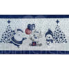 TAPPETO NATALIZIO BABBO NATALE ANTISCIVOLO BLU - immagine 2