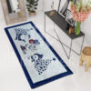 TAPPETO NATALIZIO BABBO NATALE ANTISCIVOLO BLU - immagine 5