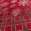 TAPPETO NATALIZIO FIOCCO DI NEVE ROSSO - immagine 4