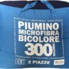 PIUMINO LETTO INVERNALE DOUBLE FACE BLU AVIO - immagine 3