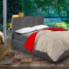 PIUMINO LETTO INVERNALE DOUBLE FACE PANNA BORDEAUX - immagine 2