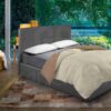 PIUMINO LETTO INVERNALE DOUBLE FACE PANNA MARRONE - immagine 2