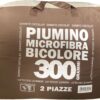 PIUMINO LETTO INVERNALE DOUBLE FACE PANNA MARRONE - immagine 3
