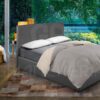 PIUMINO LETTO INVERNALE DOUBLE FACE PANNA TORTORA - immagine 2