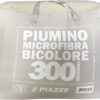 PIUMINO LETTO INVERNALE DOUBLE FACE PANNA TORTORA - immagine 3