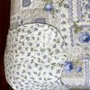 COPRILETTO TRAPUNTATO DOUBLE FACE BOCCIOLI AZZURRO - immagine 2