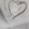 TENDE CUORE RICAMATO TORTORA - immagine 2