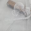 TENDAGGIO TENDA CUORE RICAMATO BIANCO - immagine 3