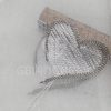 TENDAGGIO TENDA CUORE RICAMATO GRIGIO - immagine 3