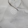 TENDAGGIO TENDA CUORE RICAMATO GRIGIO - immagine 2