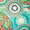 TELO MARE PAREO STAMPATO MANDALA VERDE - immagine 4