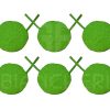 CUSCINI SEDIE ROTONDI TINTA UNITA VERDE - immagine 3
