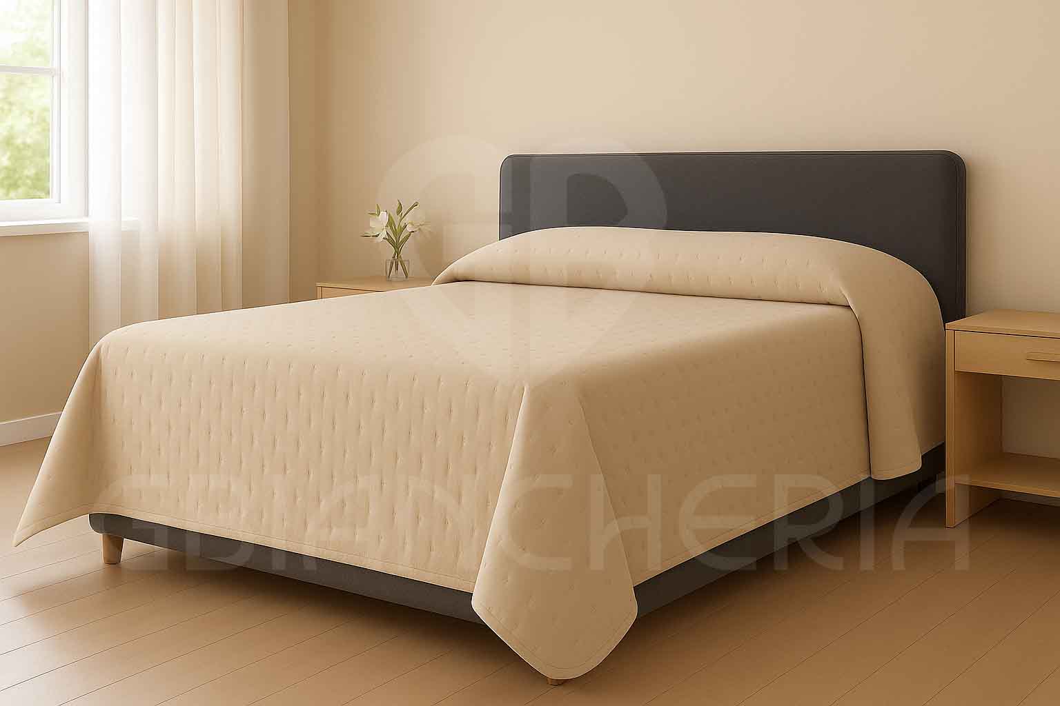 COPRILETTO TRAPUNTATO SOFT BEIGE