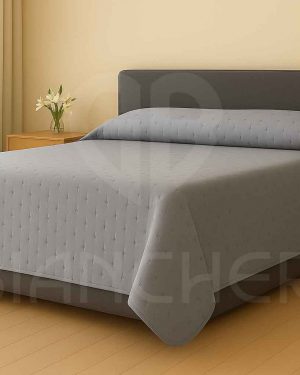 COPRILETTO TRAPUNTATO SOFT GRIGIO