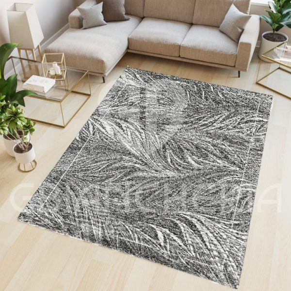 TAPPETO DALLAS GRIGIO ANTISCIVOLO
