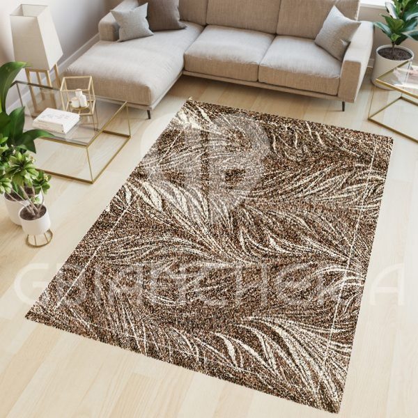 TAPPETO DALLAS MARRONE ANTISCIVOLO
