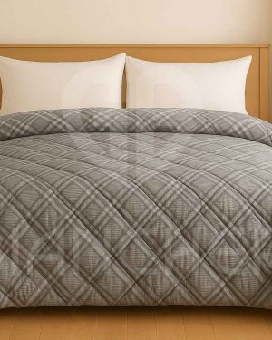 TRAPUNTA INVERNALE MONY SCOZIA GRIGIO 300 G/M² MICROFIBRA ANALLERGICA
