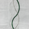 TENDE RICAMATE BETTY BIANCO/OTTANIO COPPIA PANNELLI 60X150/60X240 SEMITRASPARENTE - immagine 3