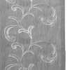 COPPIA TENDE A PANNELLO MARTA RICAMATE ARABESCO GRIGIO 60x150/60x240 cm - immagine 2