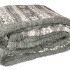 COPERTA PLAID SHERPA DOUBLE FACE LAPPONIA GRIGIO - immagine 2