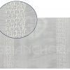 TENDE JOLANDA BIANCHE ELEGANTI CON RICAMI VERTICALI – COPPIA 60X150 O 60X240 IN POLIESTERE - immagine 2