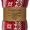 COPERTA PLAID SHERPA DOUBLE FACE LAPPONIA ROSSO - immagine 2