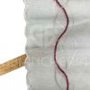 TENDE RICAMATE BETTY BIANCO/ROSSO COPPIA PANNELLI 60X150/60X240 SEMITRASPARENTE - immagine 4