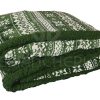 COPERTA PLAID SHERPA DOUBLE FACE LAPPONIA VERDE - immagine 6
