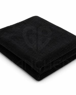 SALVIETTE PARRUCCHIERE NERE 50X95 CM IN SPUGNA 100% COTONE – SET 6 O 12 PEZZI