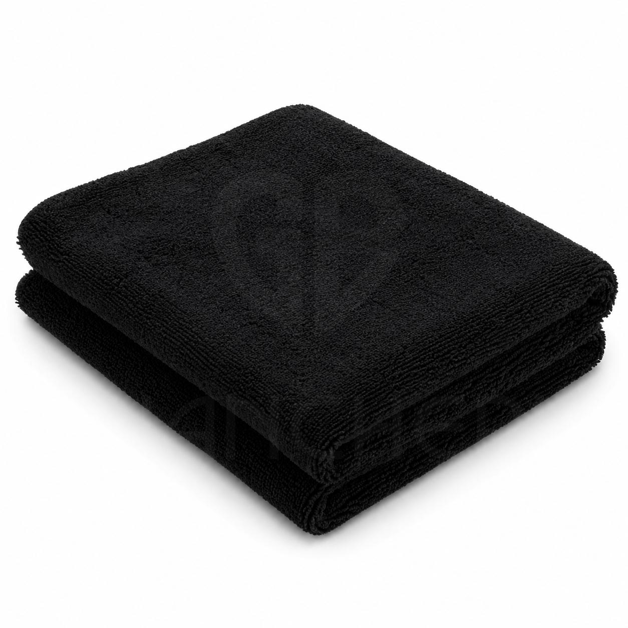 SALVIETTE PARRUCCHIERE NERE 50X95 CM IN SPUGNA 100% COTONE – SET 6 O 12 PEZZI