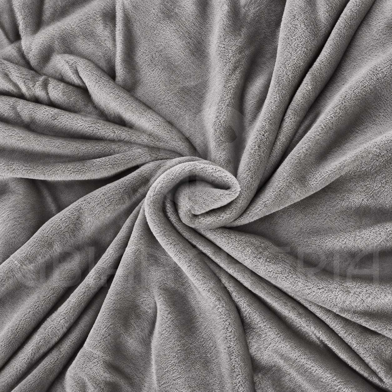 PLAID IN PILE MORBIDO MICROFIBRA MAURICE GRIGIO - immagine 3