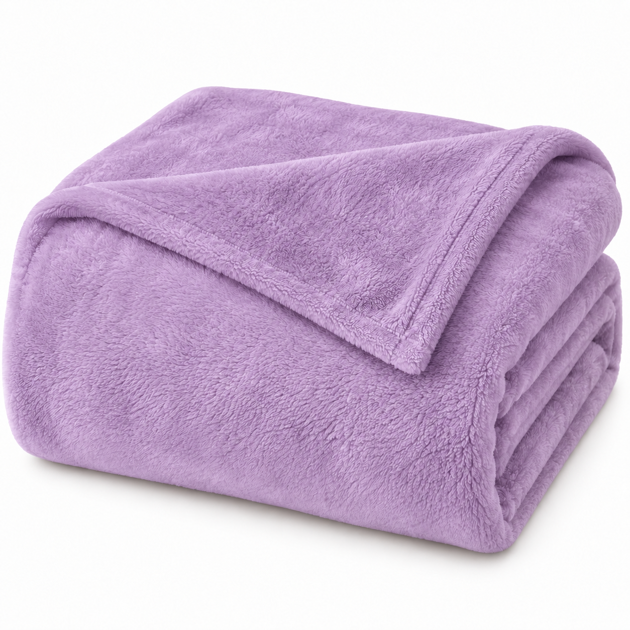 PLAID IN PILE MORBIDO MICROFIBRA MAURICE LILLA - immagine 2