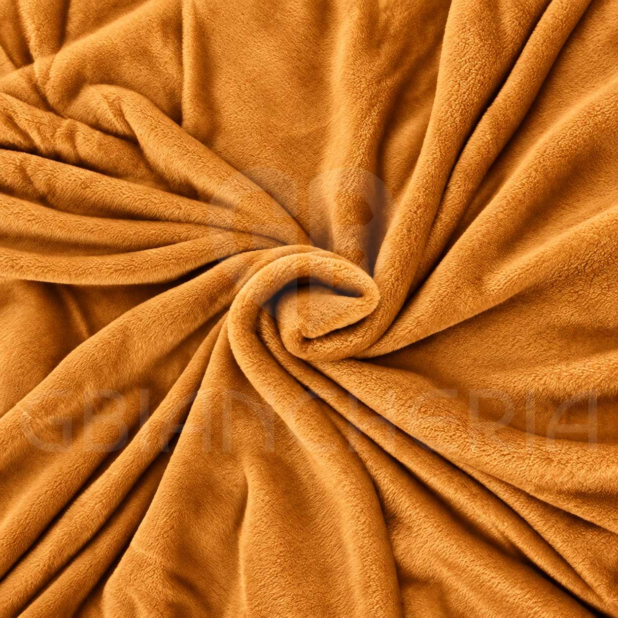 PLAID IN PILE MORBIDO MICROFIBRA MAURICE OCRA - immagine 3