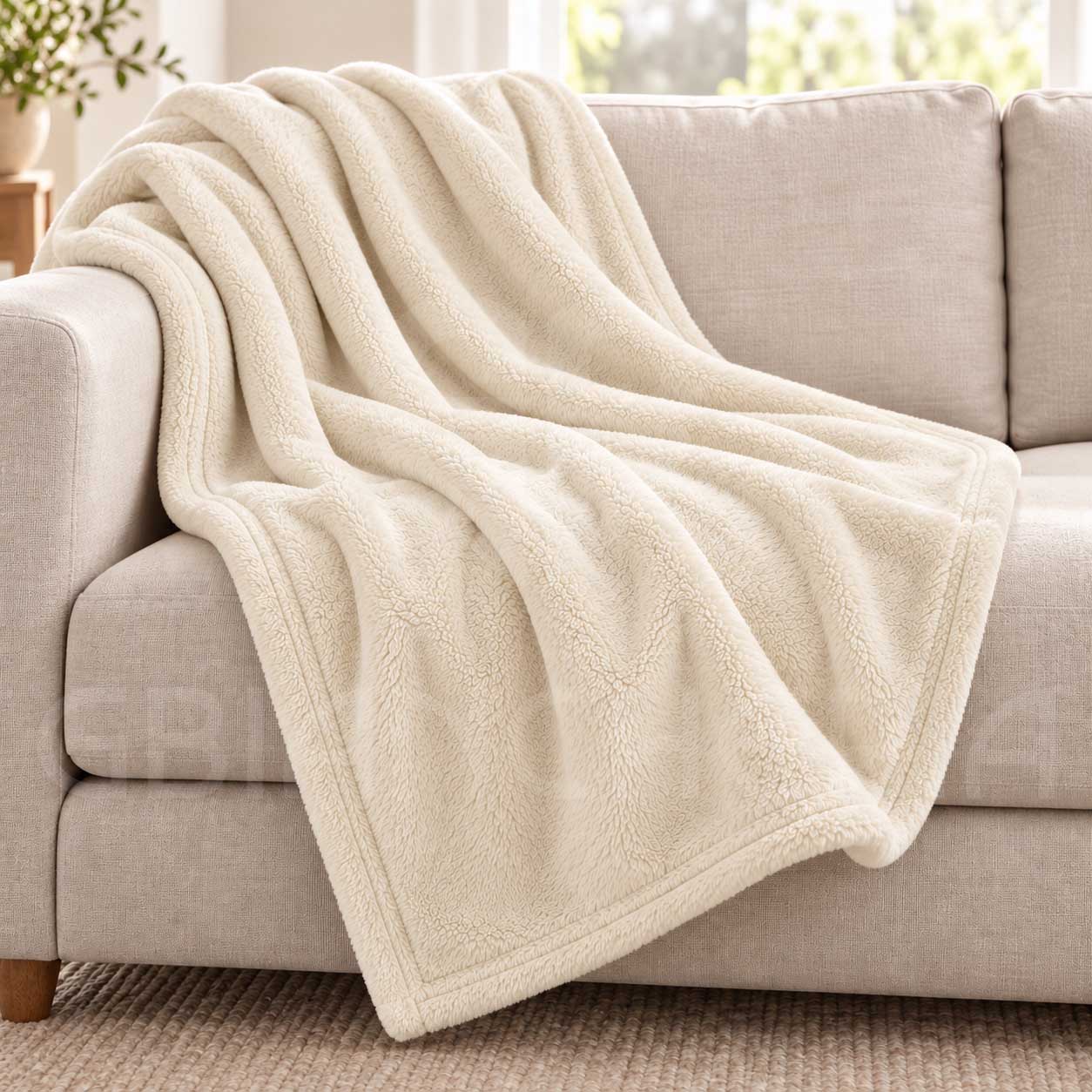 PLAID IN PILE MORBIDO MICROFIBRA MAURICE PANNA